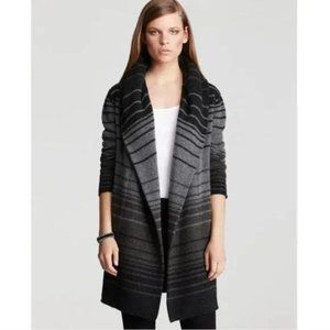 Vince Sophie striped hooded cardigan Yak and Alpaca blend